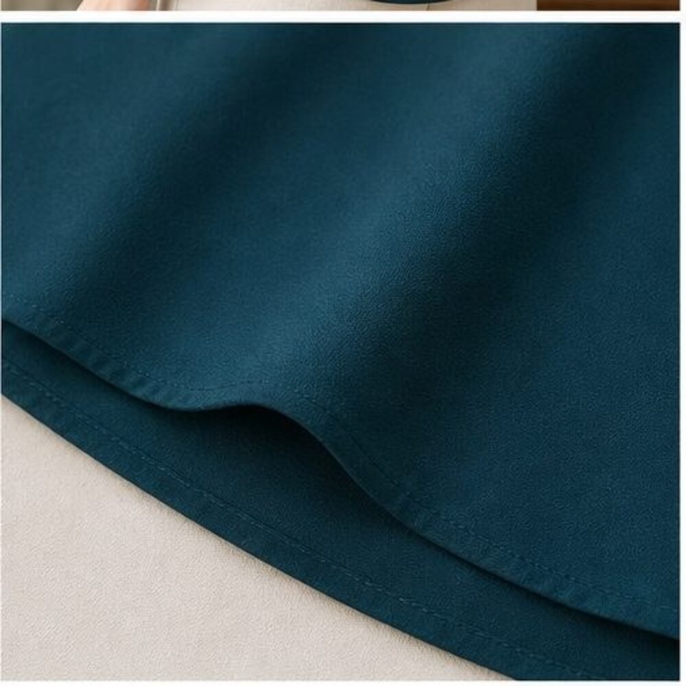 Teal Ruffle Blouse - Picture 6 of 6